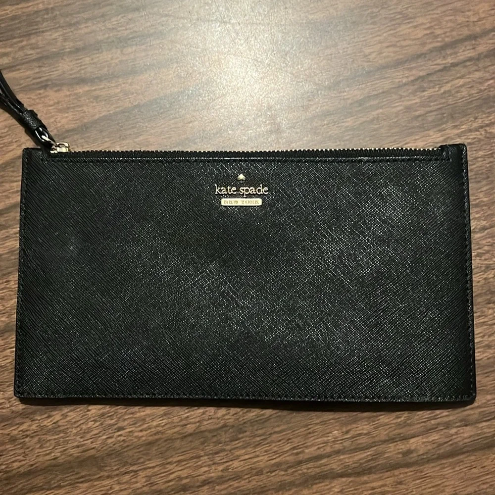 Kate Spade Black Wristlet Wallet